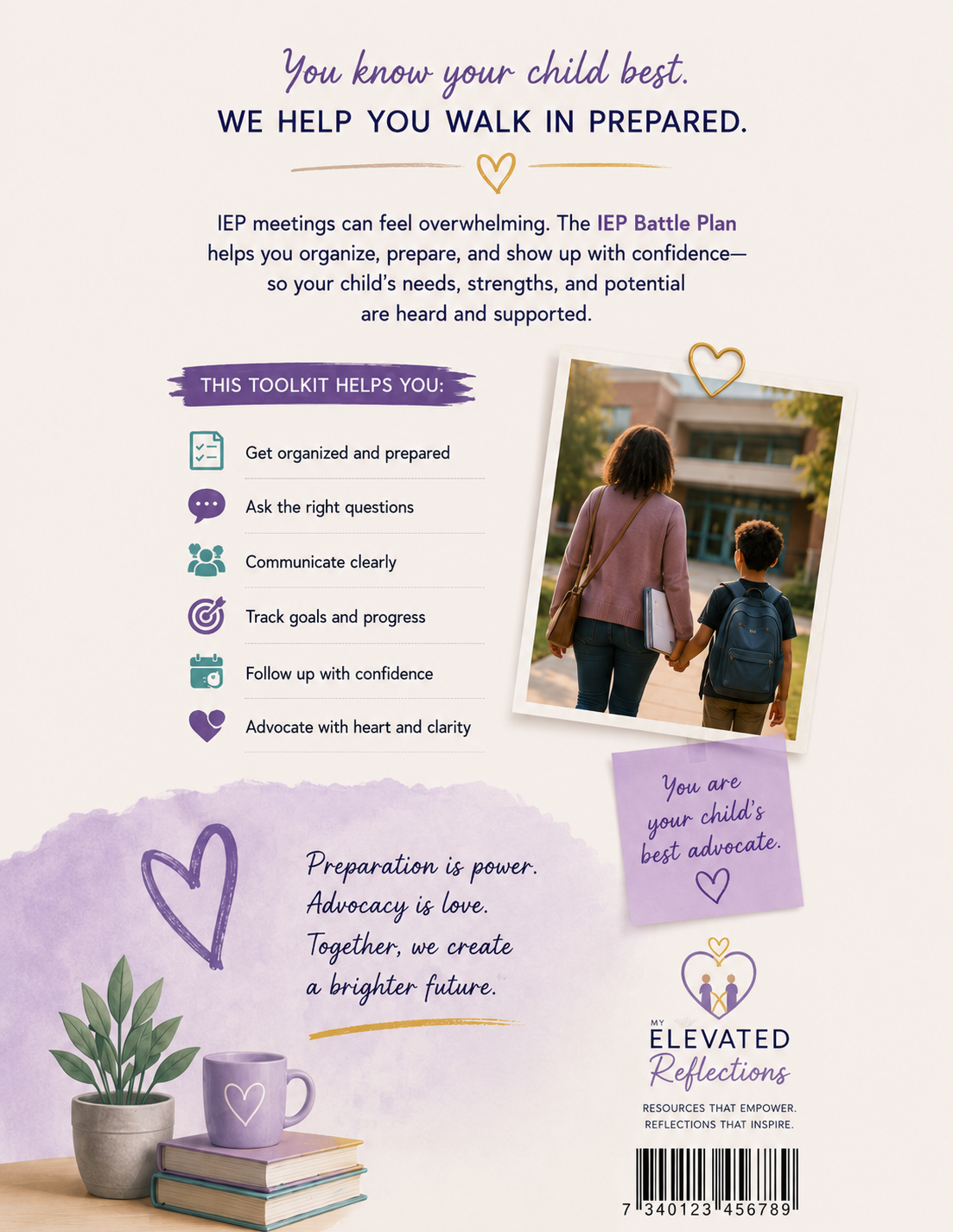 The IEP Battle Plan back cover