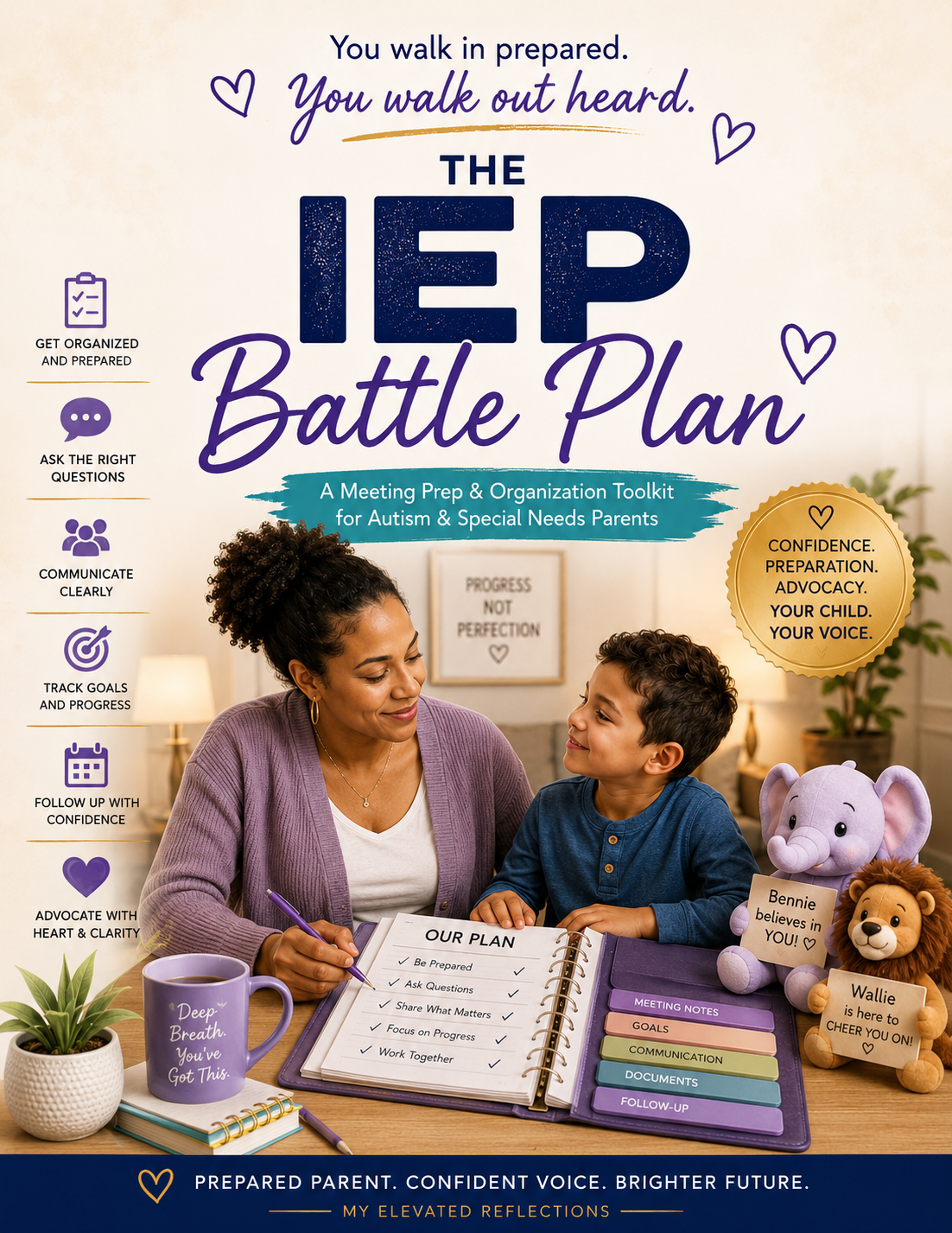 The IEP Battle Plan front cover — ages 3 to 9